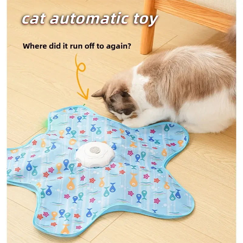 Brinquedo para Gatos Giratório Recarregável USB com 3 Modos - Imagem 3
