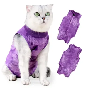 colete de recuperação para gatos pós-cirurgia