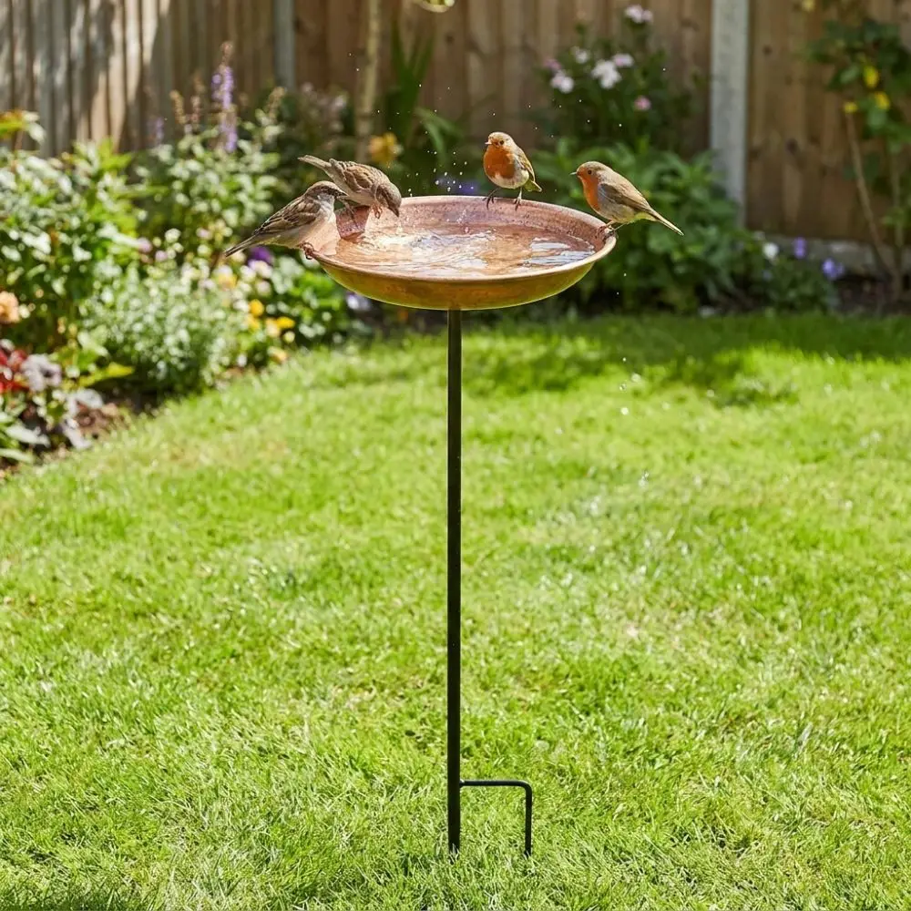 Bebedouro para Pássaros de Metal 50 cm Estilo Retrô - Imagem 4