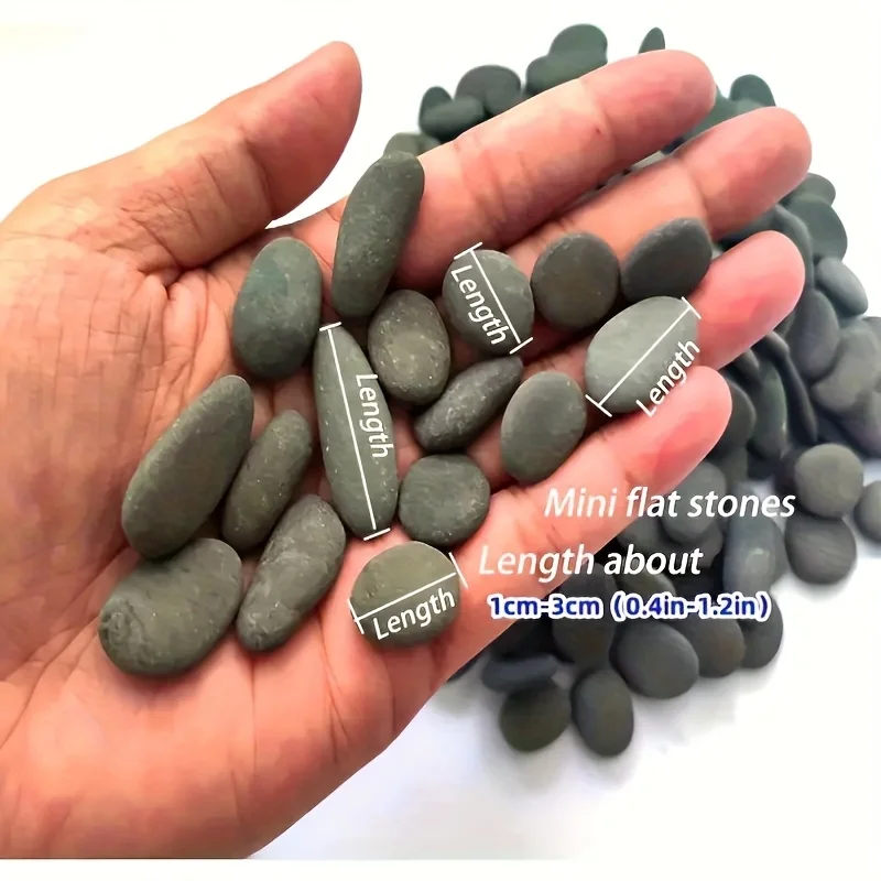 Pedras Naturais de Rio para Aquário e Decoração 20 Peças de 1-3 cm - Imagem 3