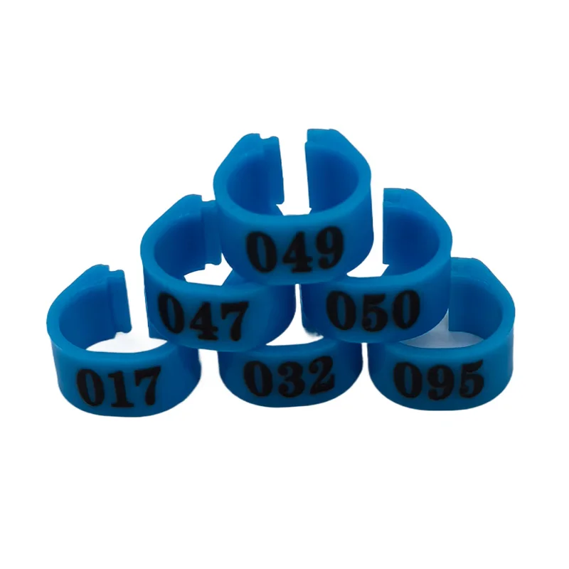 Anéis de Identificação para Pássaros 8mm Numerados 001-100 - Imagem 5