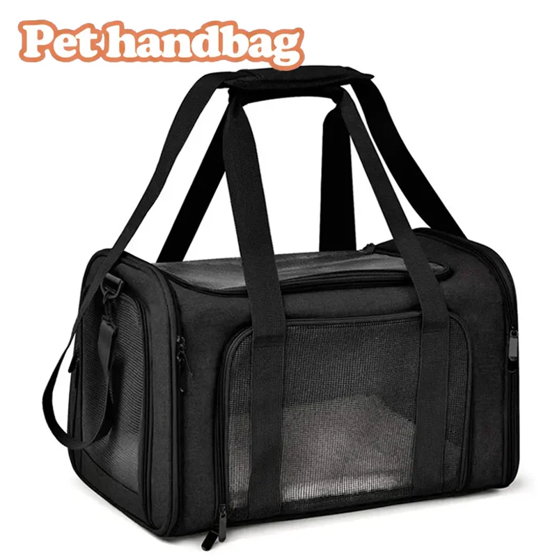 mochila de transporte para cães e gatos pequena dobrável