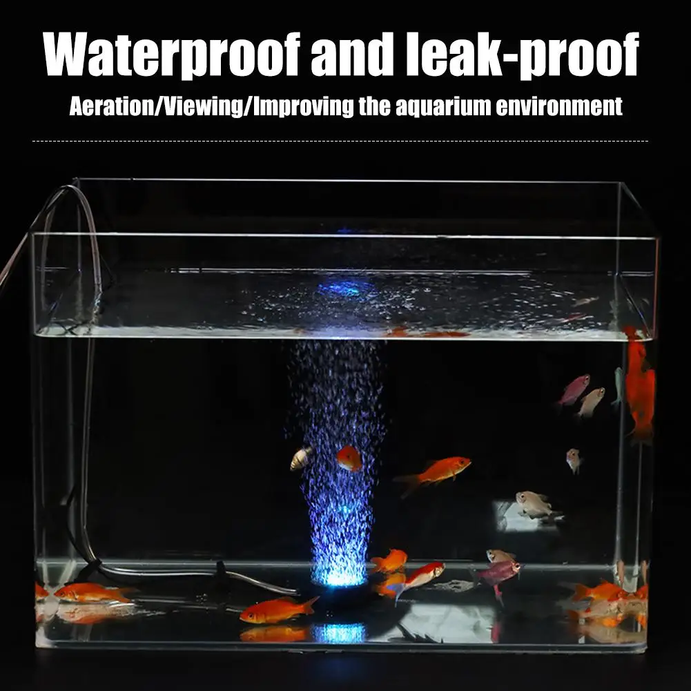 Luminária LED Subaquática para Aquário com Bolhas de Ar Coloridas - Imagem 2
