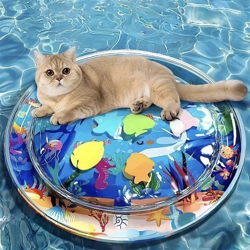 Tapete Inflável para Cães e Gatos com Água para Refrescar - Image 2