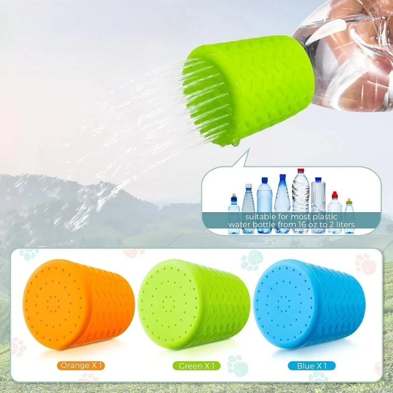 Chuveiro Portátil para Cães e Gatos de Silicone Ajustável - Imagem 6