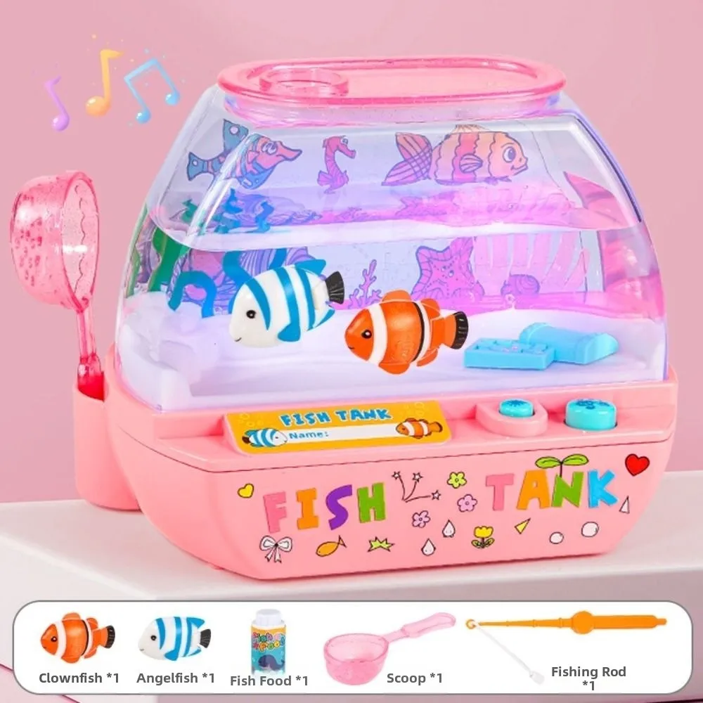aquário de brinquedo com luz led
