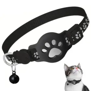 coleira para gatos com suporte airtag