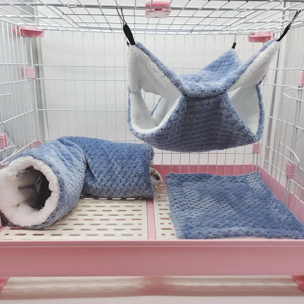 Rede para Hamster e Roedores de Pelúcia Dupla Lavável 20x20 cm - Imagem 3