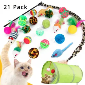 kit de brinquedos para gatos