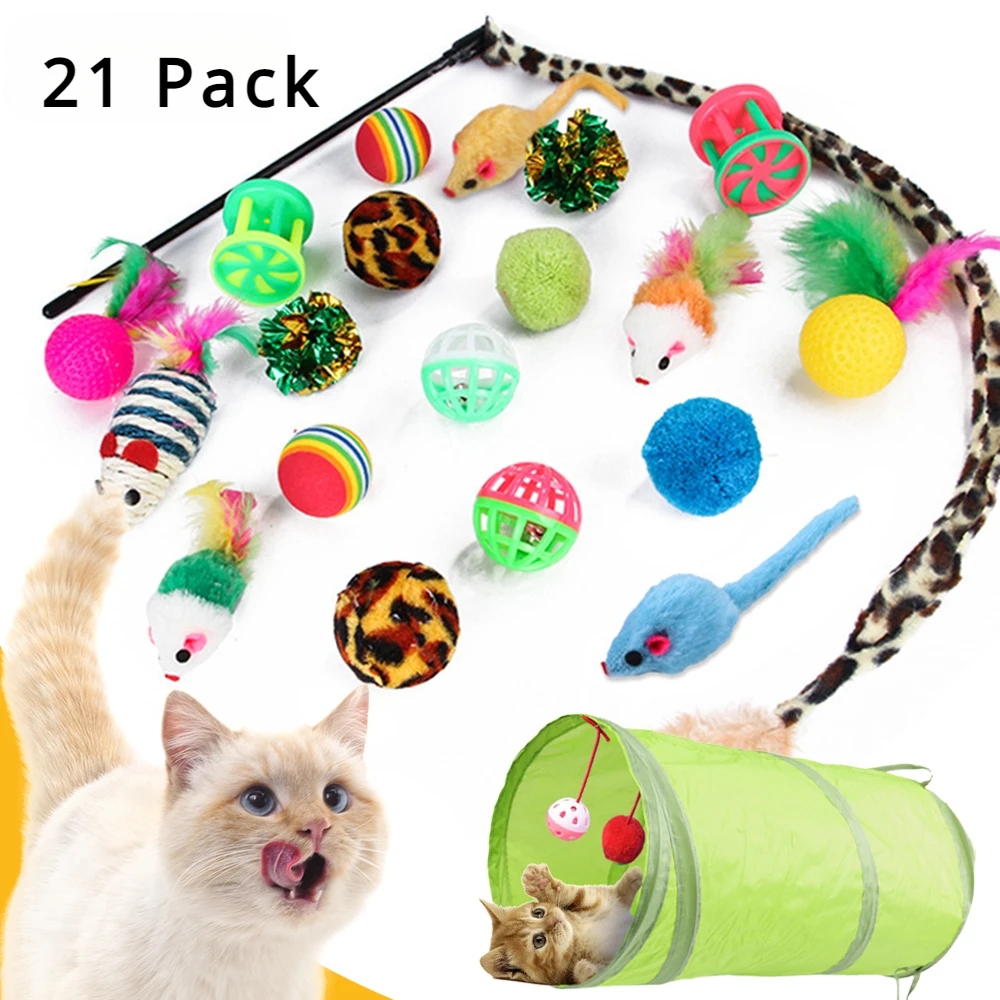kit de brinquedos para gatos