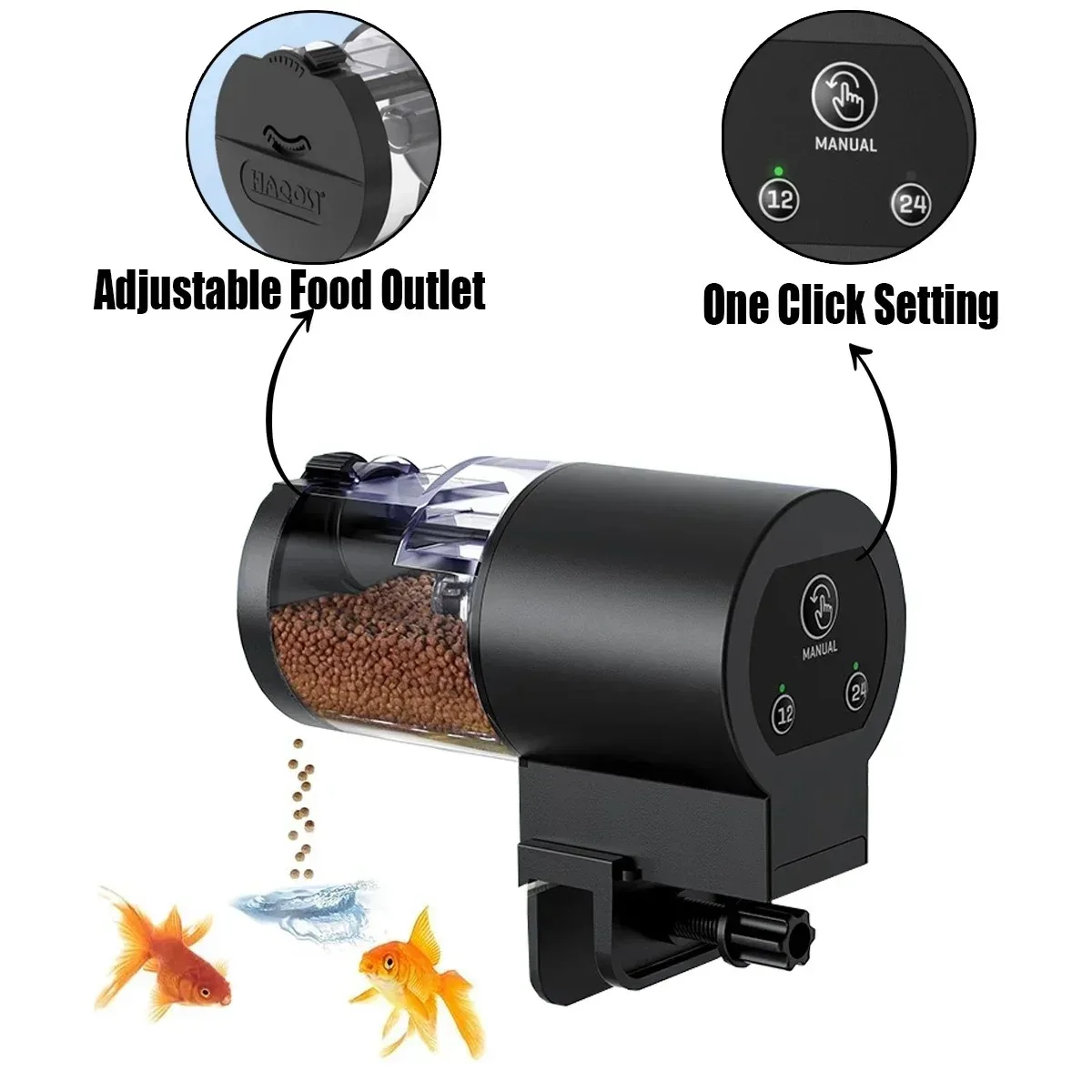 Alimentador Automático para Aquário 100ml com Temporizador - Imagem 5
