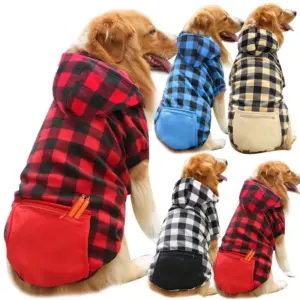 casaco de inverno para cães reversível