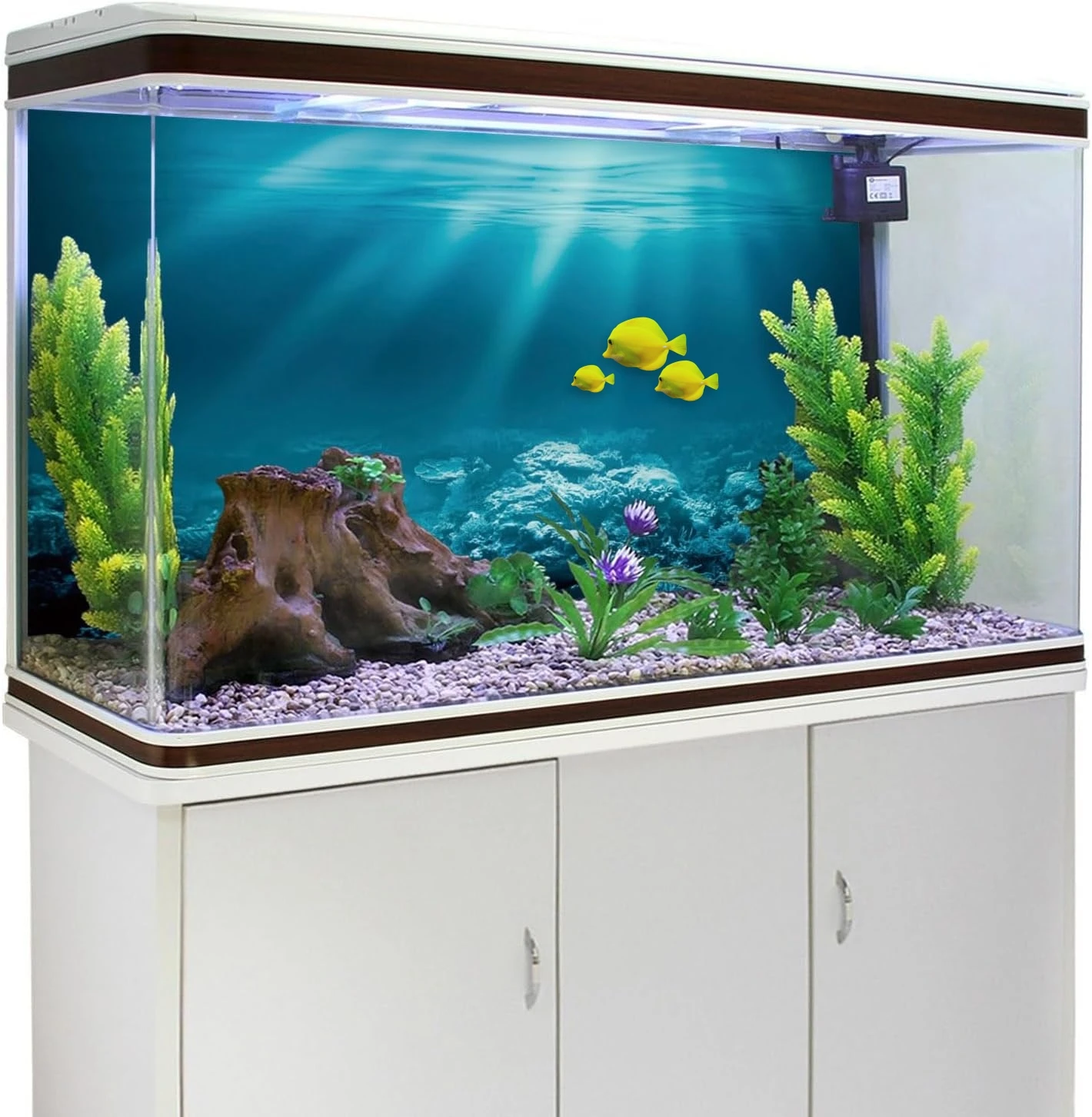 Pintura de Fundo para Aquário com Recifes Marinhos Aplicação Fácil - Image 3