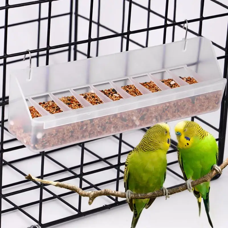 Comedouro para Pássaros e Aves de Plástico com Protetor Removível - Imagem 3