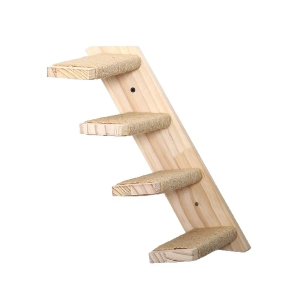 Prateleira de Escalada para Gatos de Madeira com Sisal 21 cm - Image 5