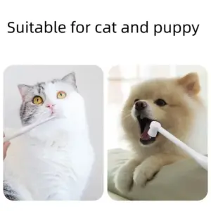 escova de dentes para cães e gatos