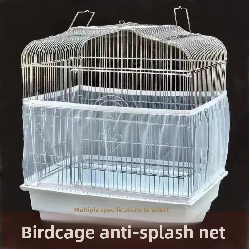 Capa Elástica para Gaiola de Pássaros Transparente Anti Respingo - Imagem 6