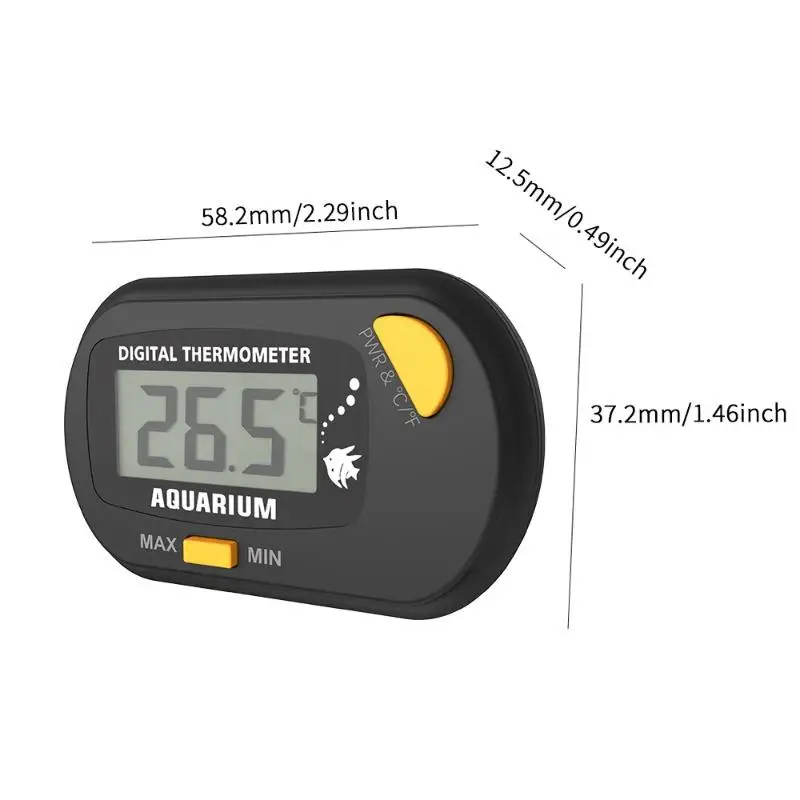 Termômetro Digital para Aquário com Sensor de 90 cm e Ventosa - Imagem 2