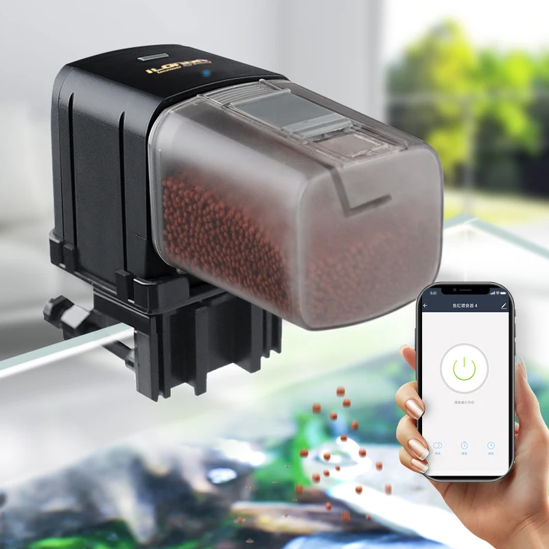 Alimentador Automático para Aquário com Wi-Fi e Controle por Voz - Imagem 2