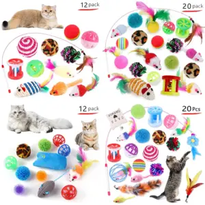 kit de brinquedos para gatos