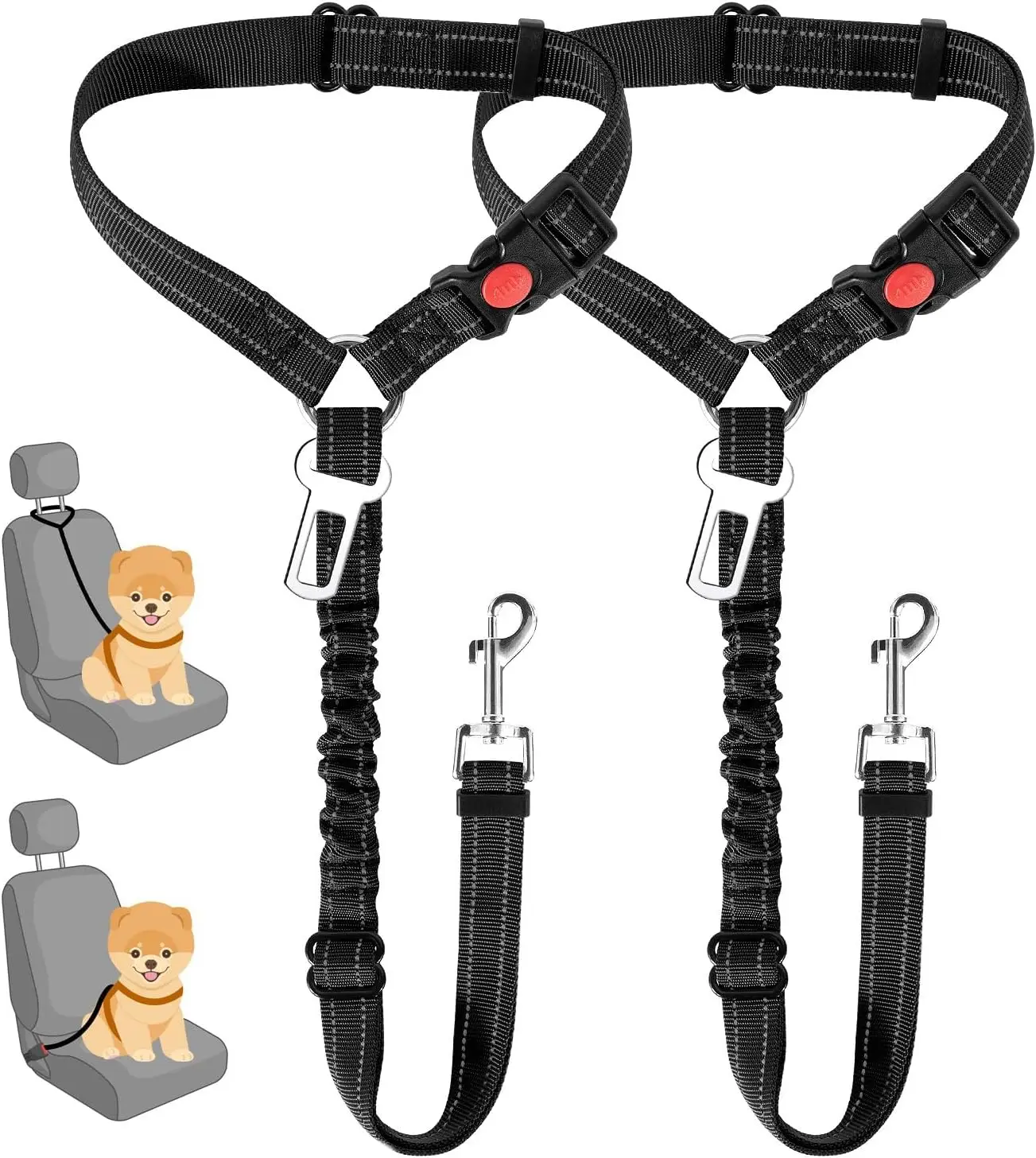 cinto de segurança para cães no carro