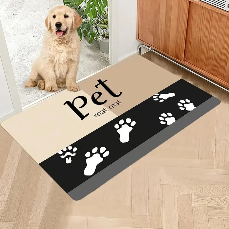Tapete Comedouro para Cães e Gatos Diatomácea Secagem Rápida - Imagem 6