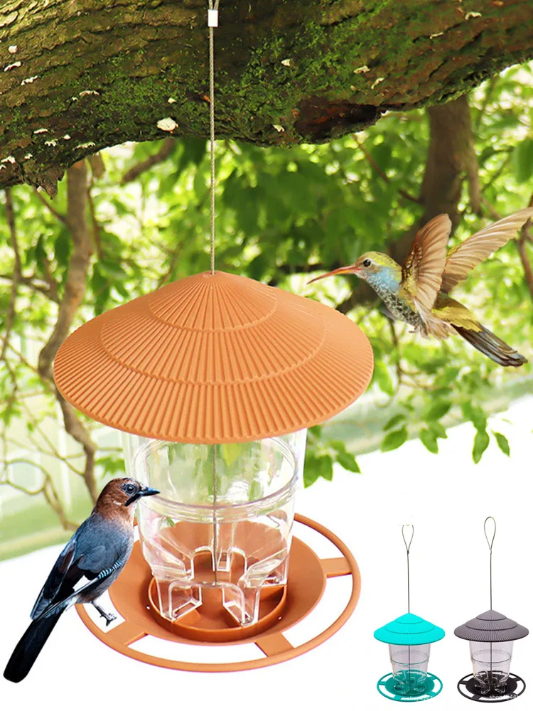Comedouro para Pássaros Selvagens com Cordão para Pendurar - Imagem 6