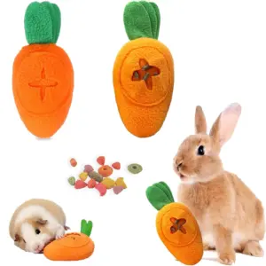 brinquedo forrageamento lavável para coelhos