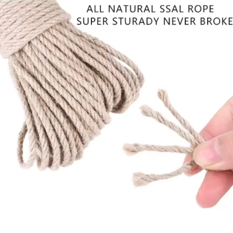 Corda de Sisal para Gatos DIY para Arranhador Resistente - Imagem 3
