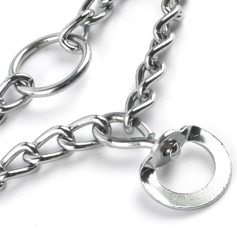 Coleira de Metal para Cães Ajustável em Aço – 45 cm - Imagem 2