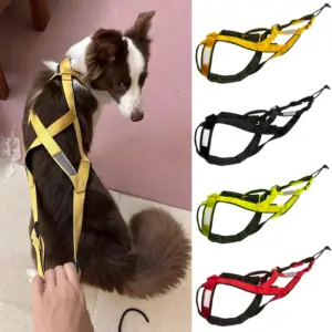 arnês para cães grandes esqui corrida