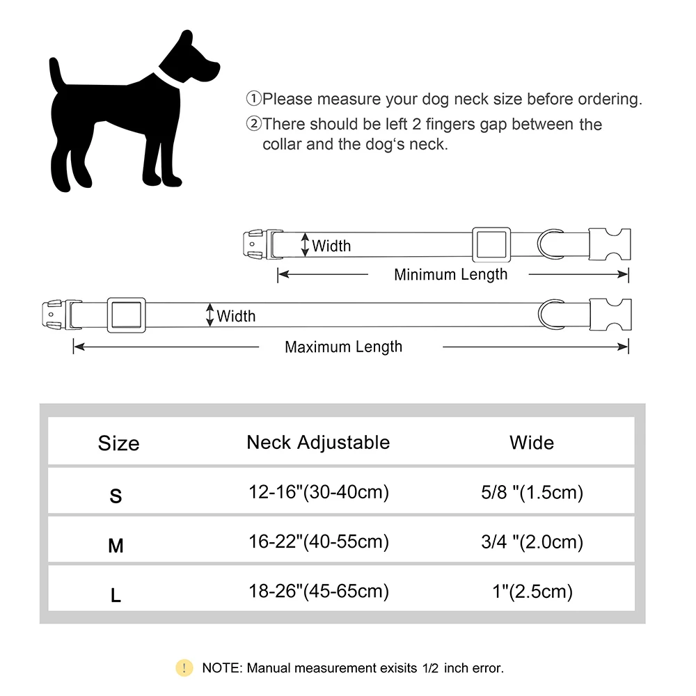 Coleira Martingale para Cães Nylon Reflexiva Ajustável - Imagem 6