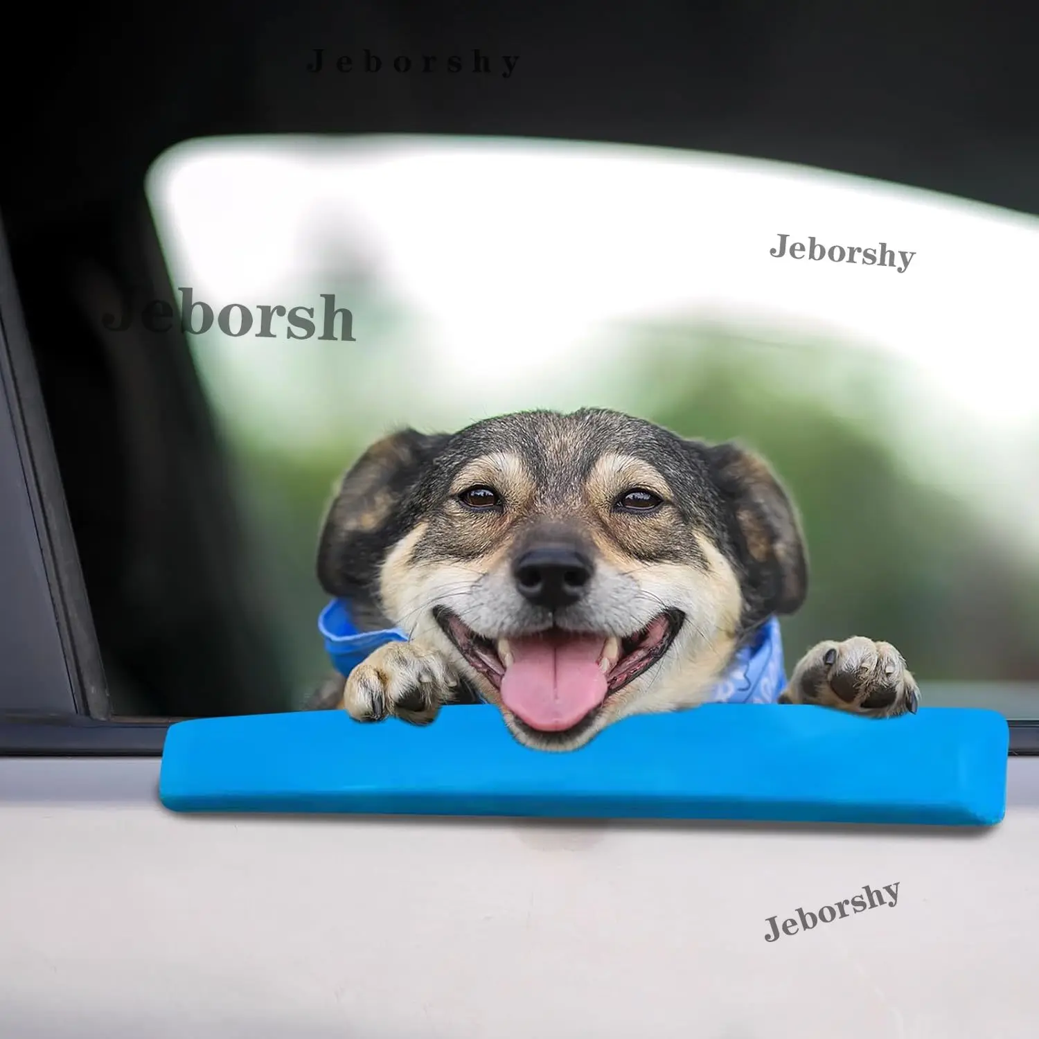Almofada de Janela para Cães Preta 15,7 Pol. para Vãos de Carro - Imagem 6