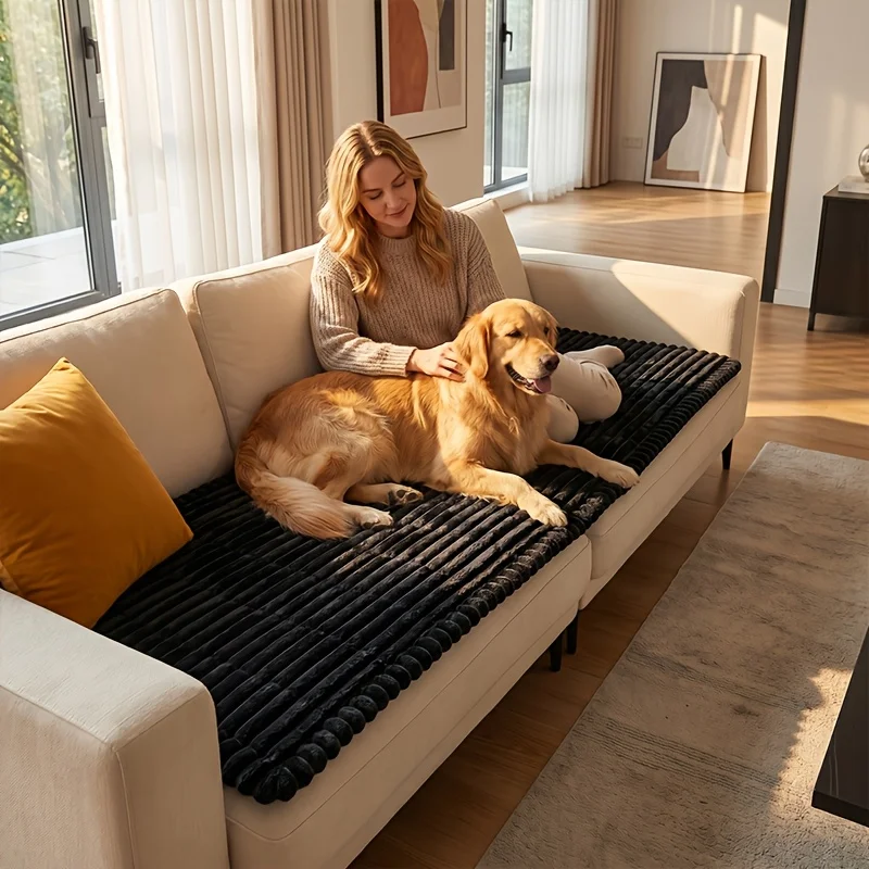 Cama para Cães de Carro Listrada com Almofada Lavável - Image 5
