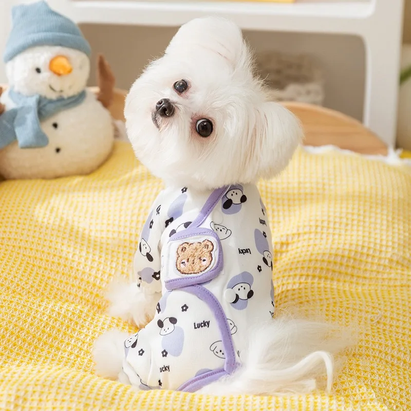 Macacão para Cães Pequenos de Algodão para Chihuahua e Gatos - Imagem 4
