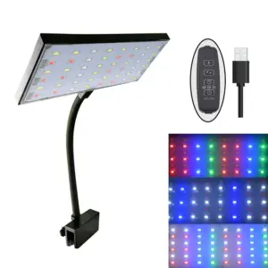 luminária LED para aquário com temporizador