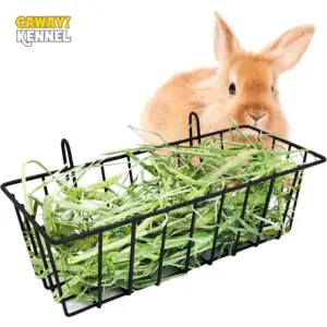 alimentador de feno para coelhos