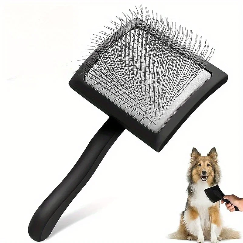 escova slicker para cães e gatos pelo longo