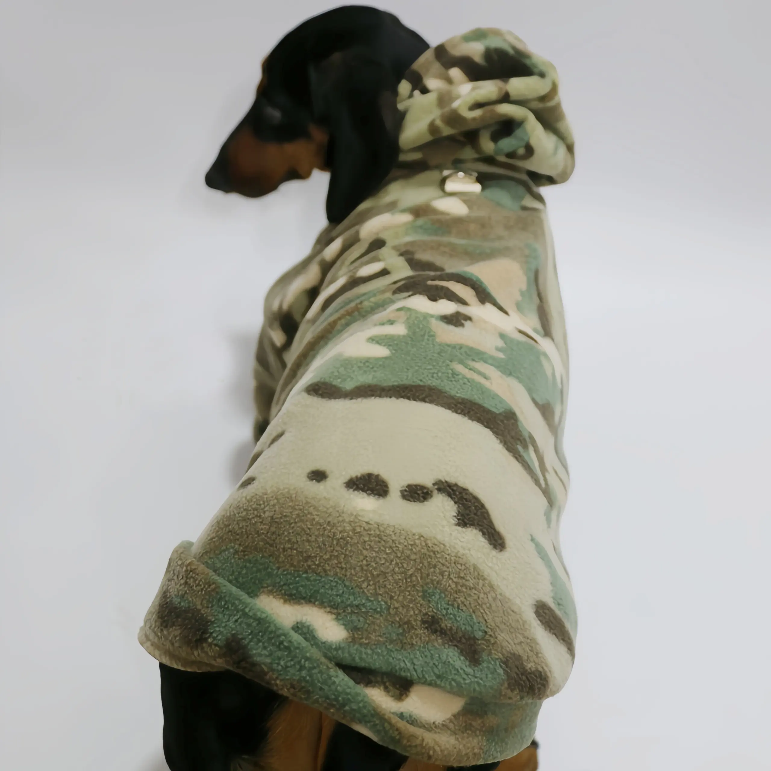 Moletom para Cães Dachshund de Fleece Quente com Capuz - Image 3