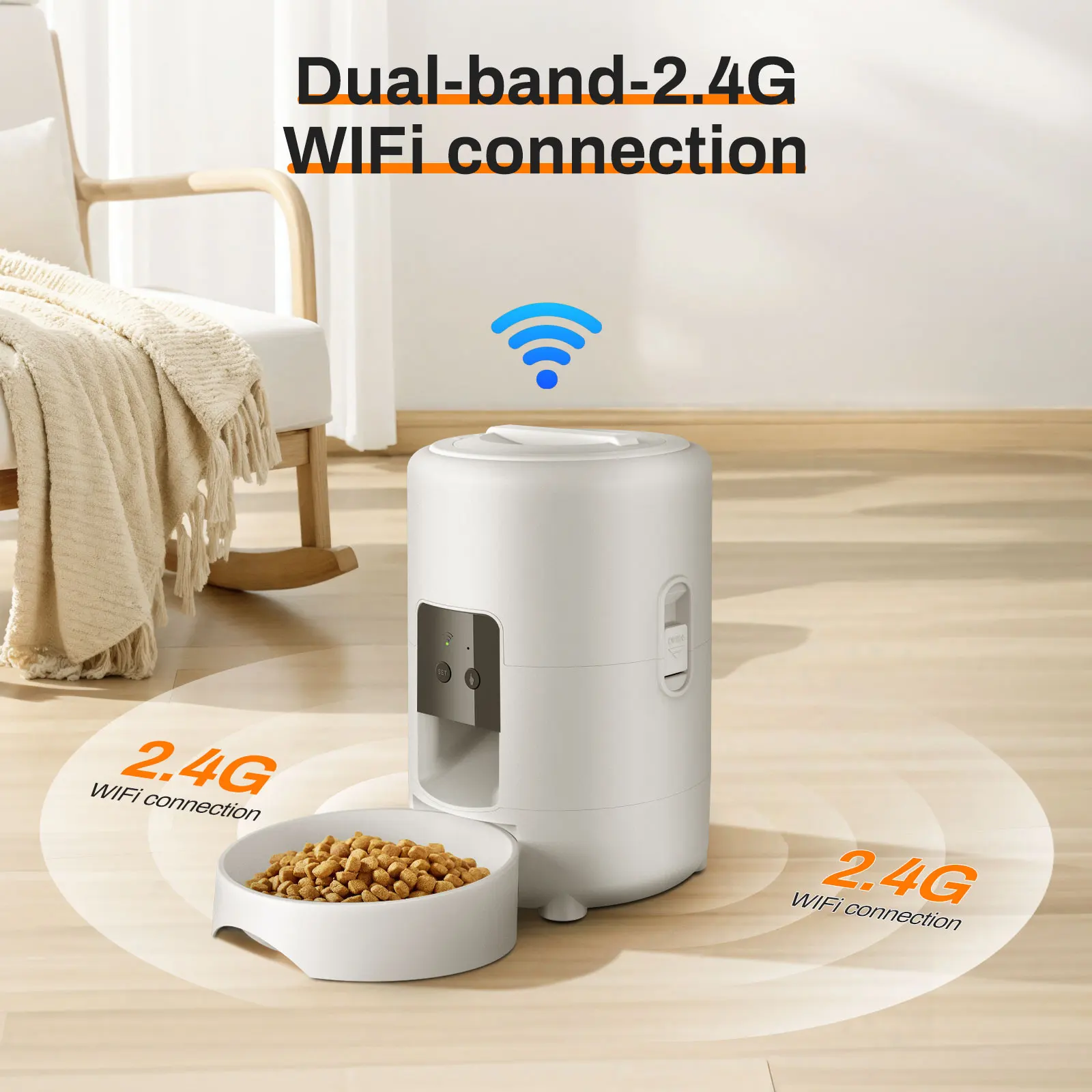 Alimentador Automático para Gatos 2L com Distribuição Inteligente - Image 3