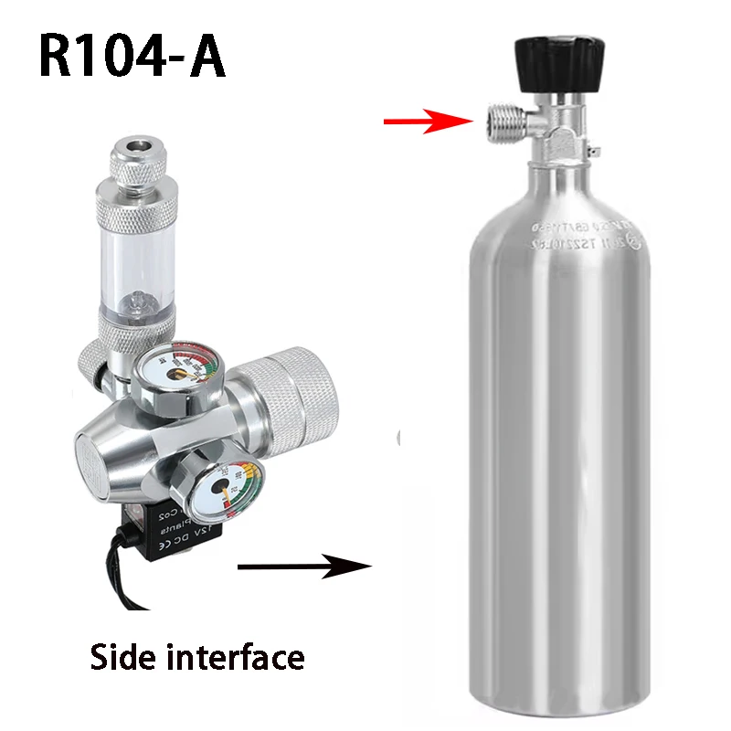 Regulador CO2 ZRDR para Aquário com Válvula Solenoide e Contador de Bolhas - Imagem 4