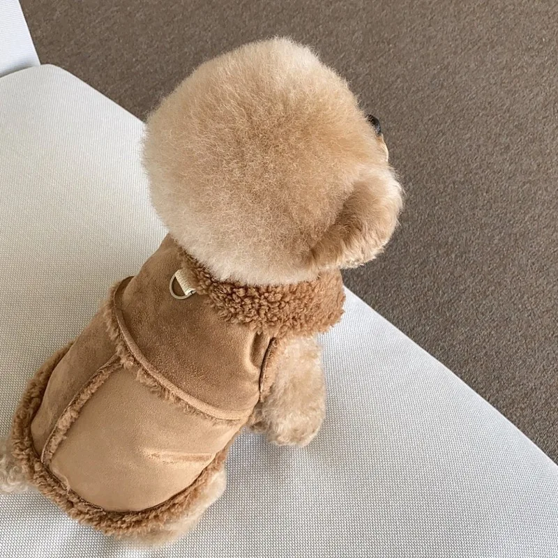 Colete de Lã para Cães Pequenos e Médios com Tração - Imagem 2