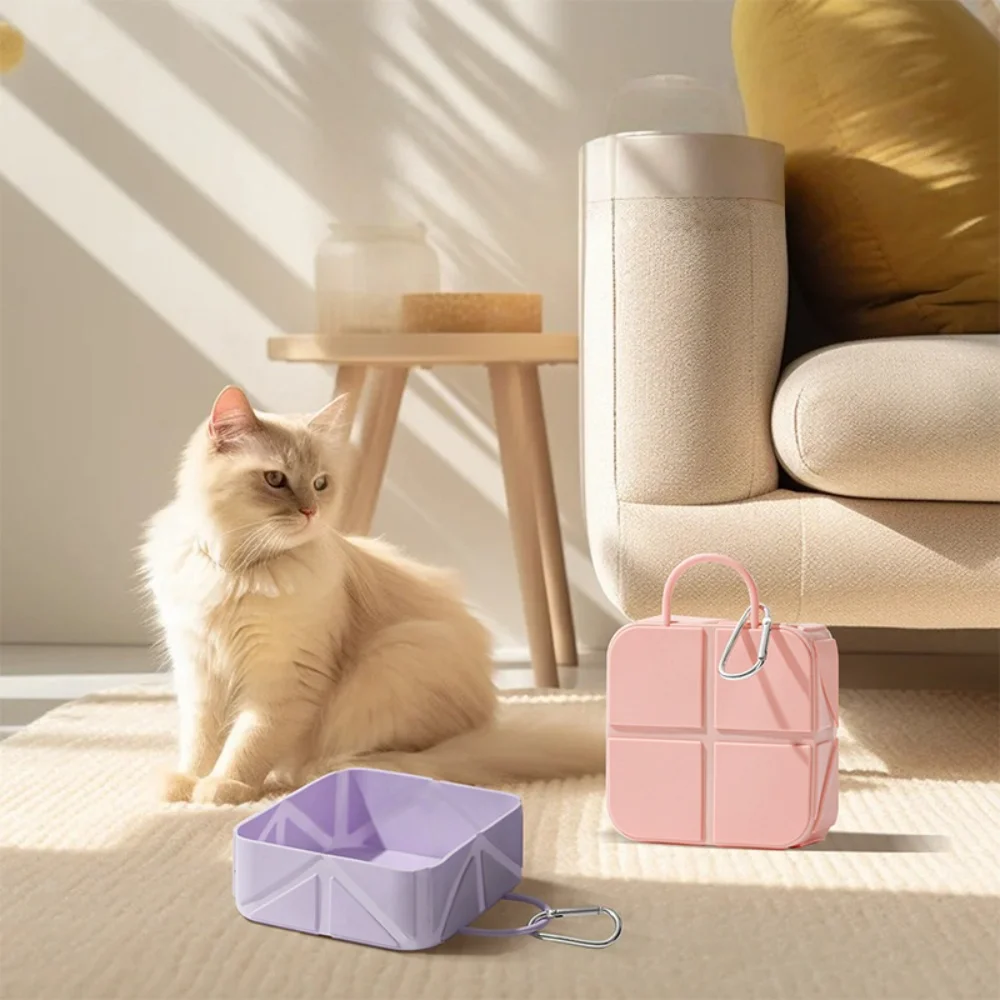 Tigela Dobrável para Cães e Gatos de Silicone para Viagem - Imagem 2