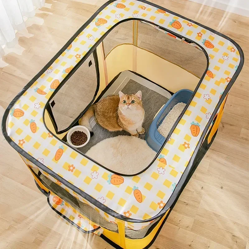 Tenda Dobrável para Gatos e Cães M 70x55x45 cm para Descanso - Imagem 5