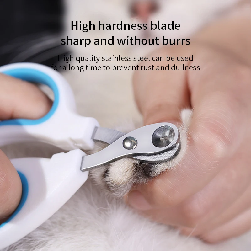 Cortador de Unhas para Cães e Gatos Pequenos de Aço Inoxidável - Imagem 5