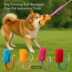 brinquedo para cães de pelúcia com corda