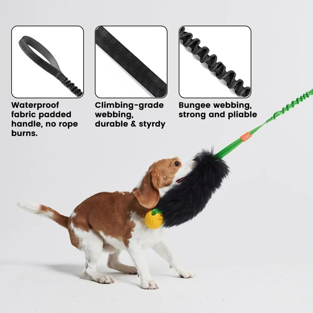 Brinquedo de Corda para Cães Grandes e Médios com Bola de Borracha - Imagem 2