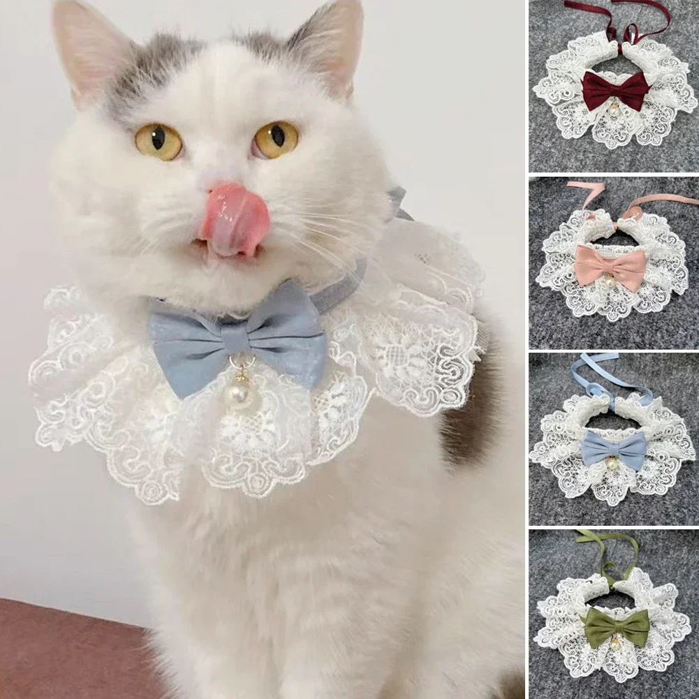Coleira de Laço para Gatos e Cães de Poliéster com Ajuste de Tamanho - Imagem 3