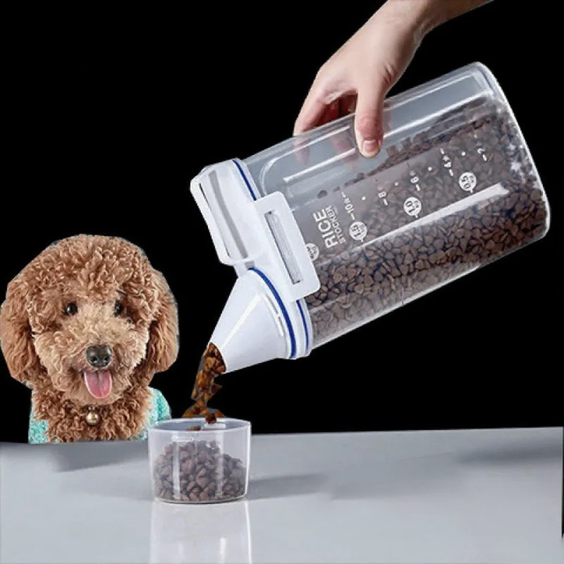 Pote para Ração de Cães e Gatos de 2kg com Vedação Hermética - Imagem 3