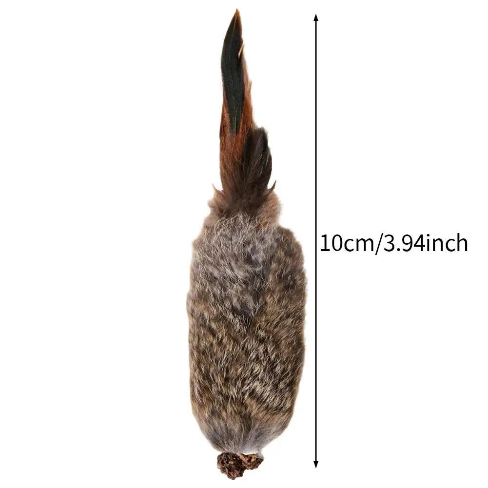 Brinquedo de Pelúcia Coelho para Gatos 10 cm Macio para Caçar - Imagem 6